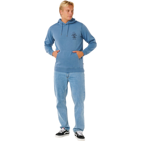 2026 Rip Curl Herre Search Icon Hoodie 0AKMFL - Bluefin